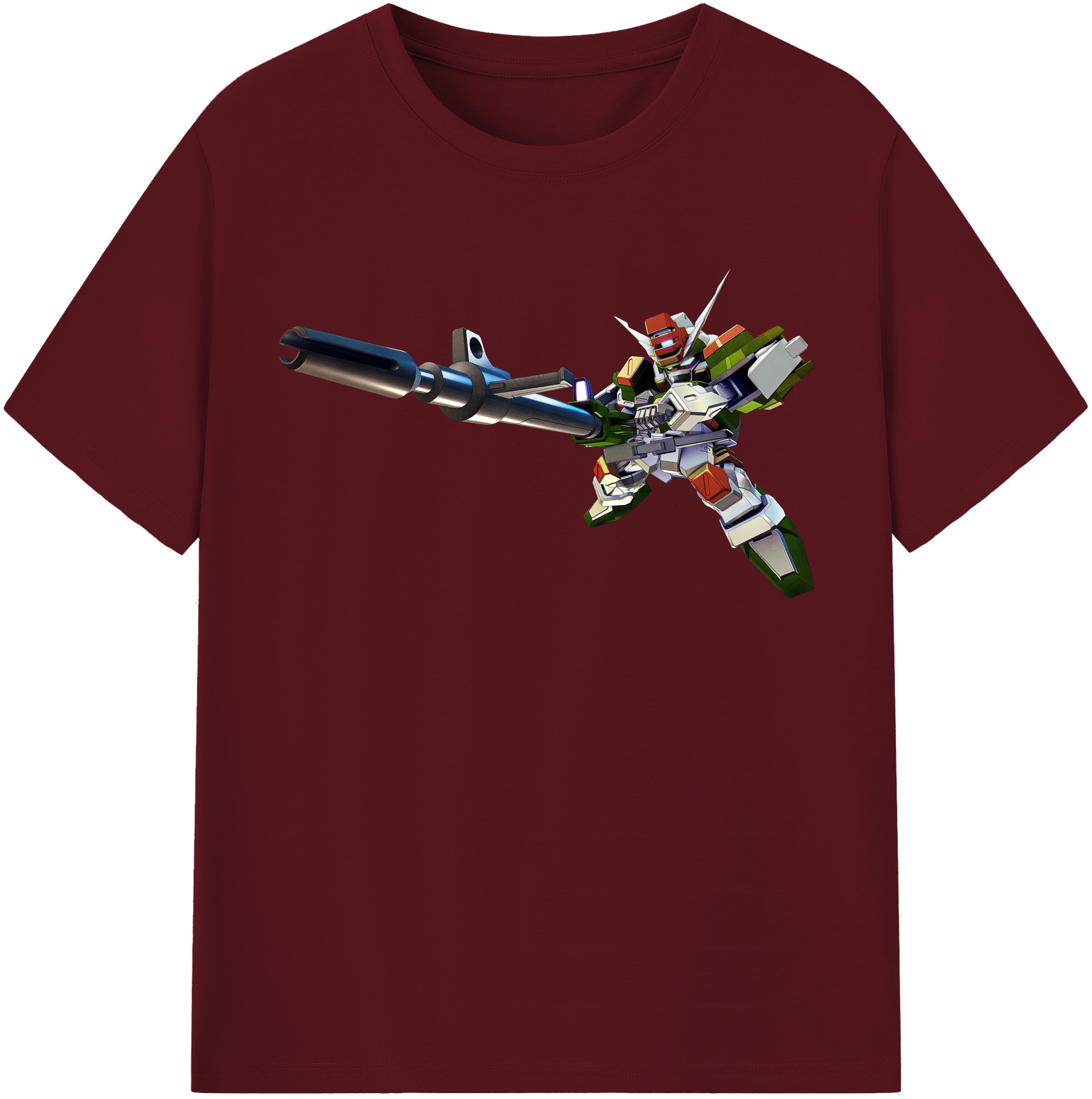 （画像用） 機動戦士ガンダム Mobile Suit Gundam 綿100％半袖Tシャツ（フロントプリント）